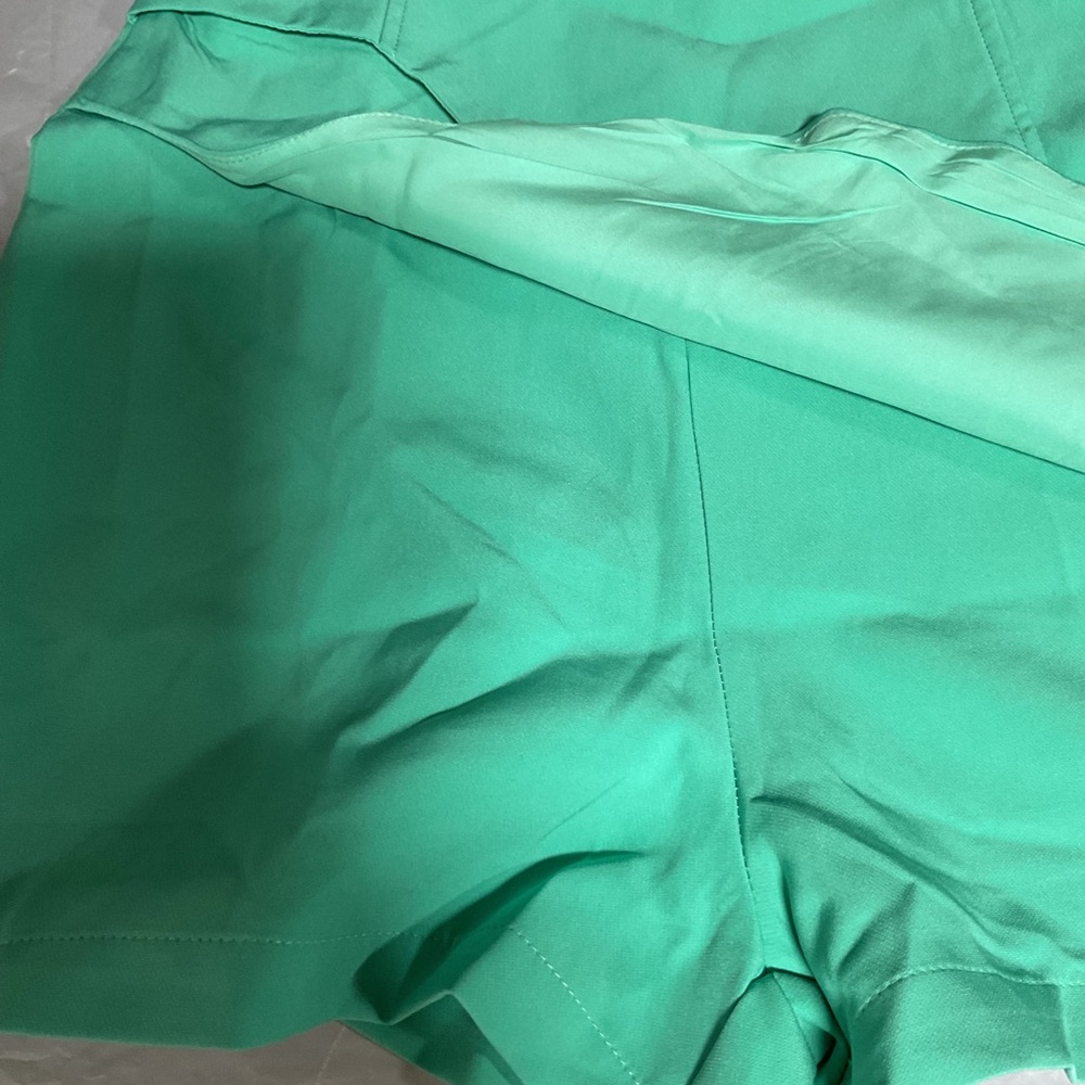 chic Mint Green Mini Dress Romper - Picture 2 of 7